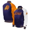 Phoenix Suns Youth Varsity Satin Full-Snap Jacket