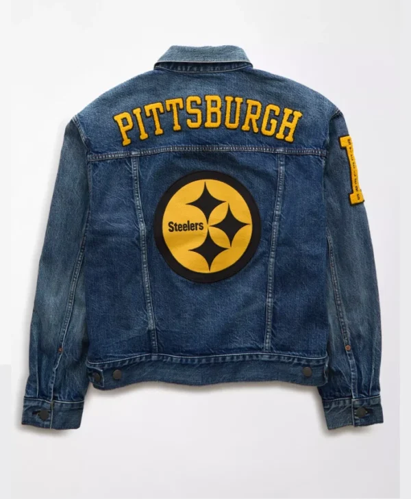 Shop Pittsburgh Steelers Denim Jacket