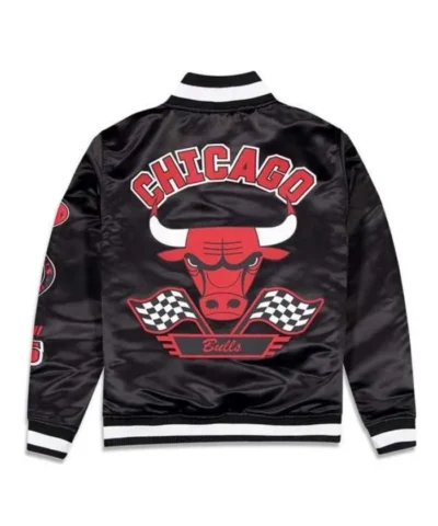 Rally Drive 2024 Chicago Bulls Black Jacket