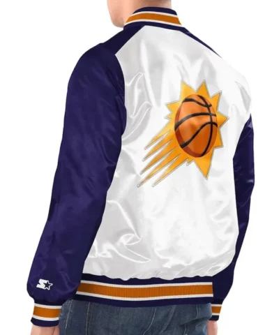Renegade Phoenix Suns Full-Snap Varsity Satin Jacket