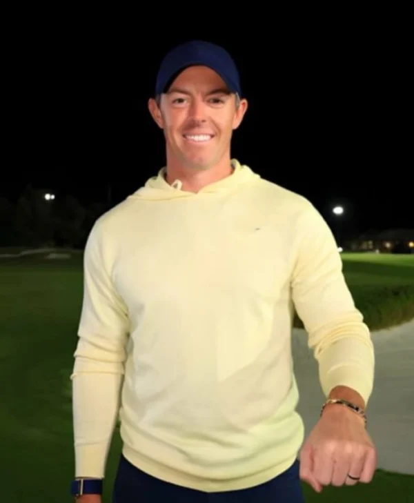Rory McIlroy Golf Hoodie in Yellow