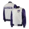 Sacramento Kings Renegade Varsity Full-Snap Satin Jacket