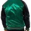 The Finals 2008 Boston Celtics BlackGreen Full-Snap Satin Jacket