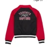 Toronto Raptors Red and Black Throwback Jacket