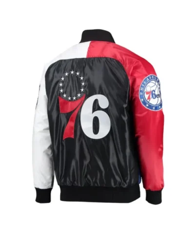 Tricolor Remix Philadelphia 76ers Jacket