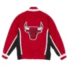 Warm Up 1992-93 Chicago Bulls Full-Snap Red Jacket