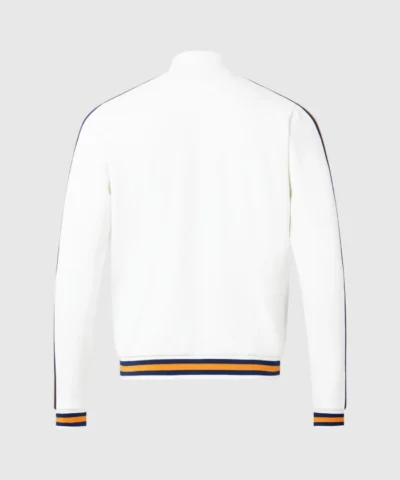 Gulf White Zip-Up Track Jacket