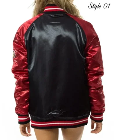 Women’s Chicago Bulls Varsity Satin Jacket