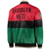 Brooklyn Nets Black History Month 75th Anniversary Satin Jacket