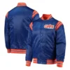 Starter Enforcer Cleveland Cavaliers Blue Full-Snap Satin Jacket
