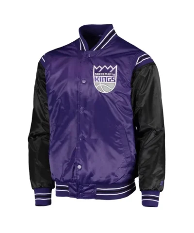 Sacramento Kings The Enforcer Varsity Satin Jacket