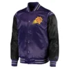 Shop PurpleBlack Phoenix Suns The Enforcer Varsity Satin Jacket