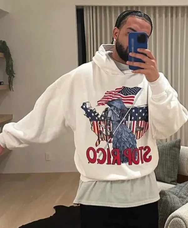 Drake Stop Rico Printed Hoodie