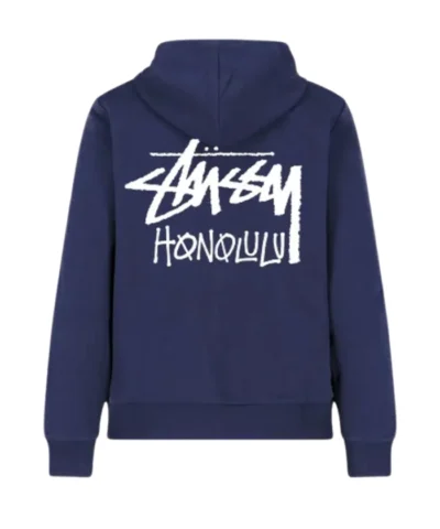 Stussy Honolulu Pullover Blue Hoodie