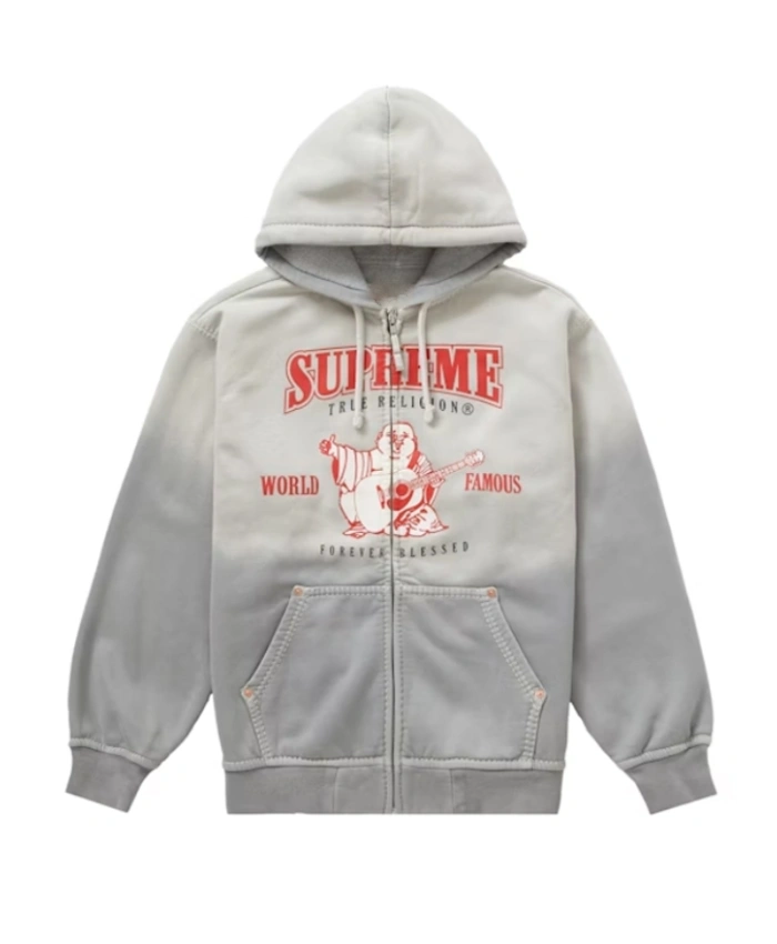 Supreme True Religion Grey Hoodie