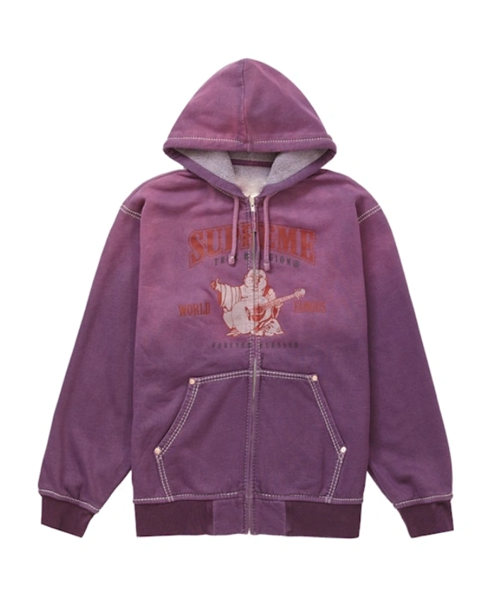 Supreme True Religion Purple Hoodie