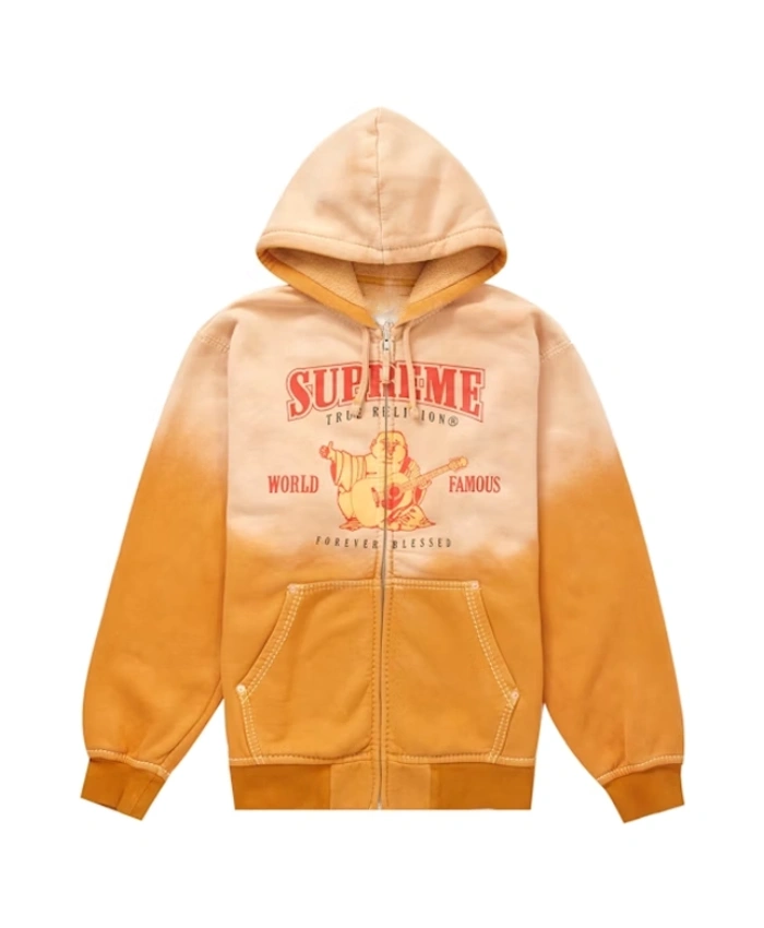 Supreme True Religion Yellow Hoodie