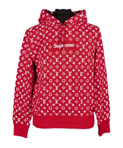 Shop Supreme x Louis Vuitton Box Logo Hoodie
