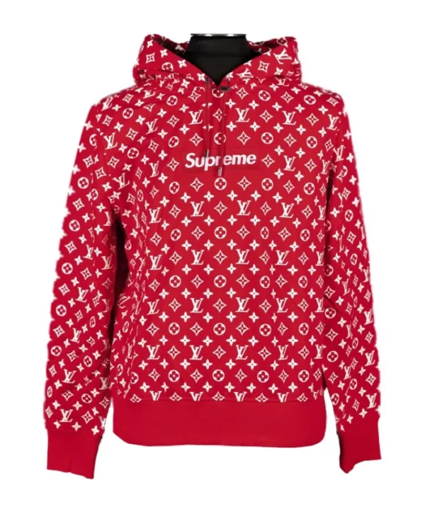 Shop Supreme x Louis Vuitton Box Logo Hoodie