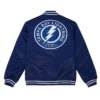 Tampa Bay Lightning Blue Heavyweight Satin Jacket