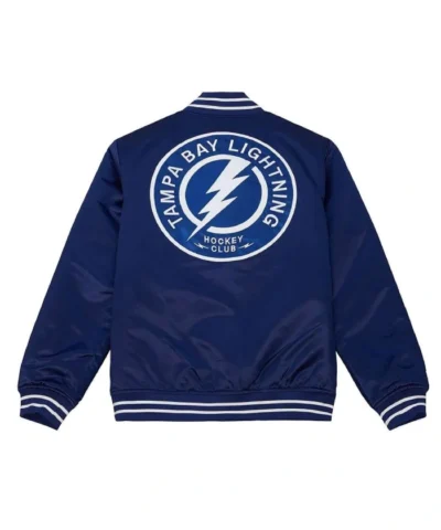 Tampa Bay Lightning Blue Heavyweight Satin Jacket