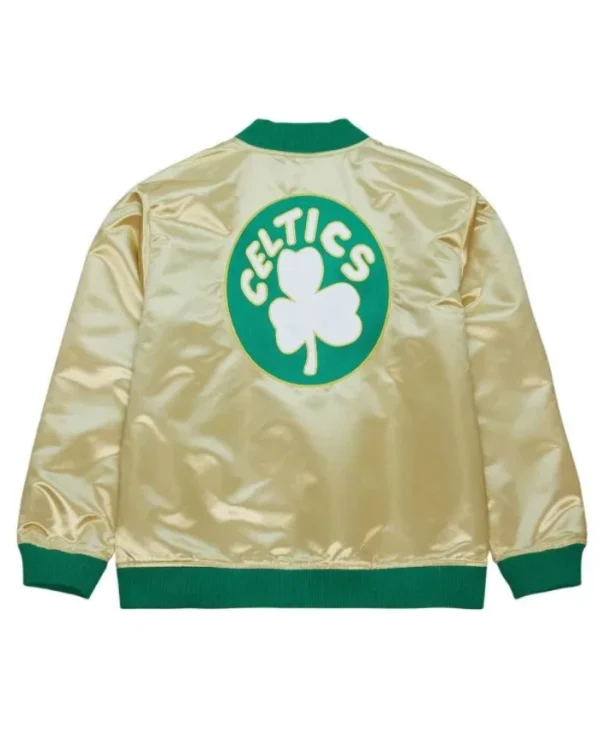 Boston Celtics Team OG 2.0 Gold Satin Jacket