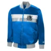 Shop Dallas Mavericks The Ambassador Blue Full-Zip Satin Jacket