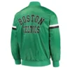 The Champ Boston Celtics Full-Snap Satin Green Jacket