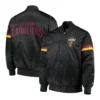 The Champ Cleveland Cavaliers Varsity Satin Full-Snap Black Jacket