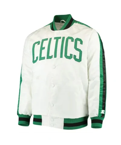 Boston Celtics The D-Line White Jacket