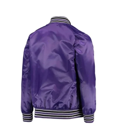 Sacramento Kings Diamond Classic Bomber Purple Jacket