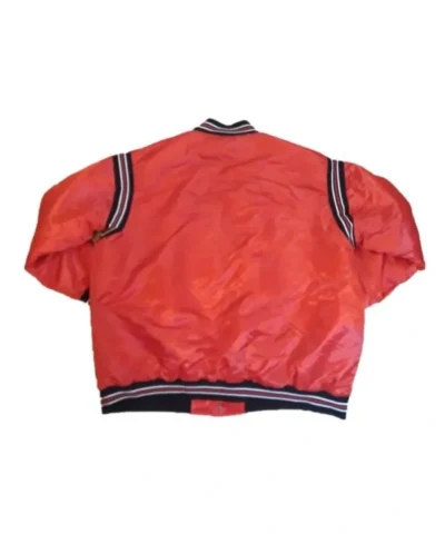 Atlanta Hawks The Enforcer Retro Red Satin Jacket