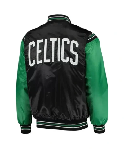 Boston Celtics The Enforcer BlackKelly Green Satin Jacket