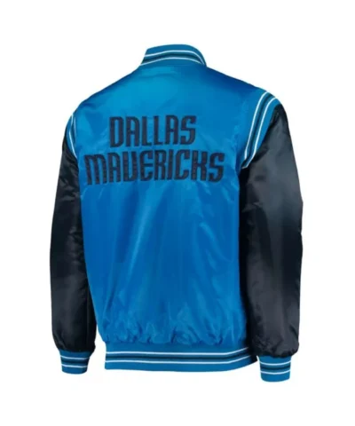 Dallas Mavericks The Enforcer Blue Satin Jacket