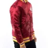 Atlanta Hawks Throwback Wordmark Satin Jacket