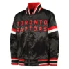 Shop Toronto Raptors Home Game Black Varsity Satin Jacket