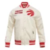 Buy Toronto Raptors Retro Classic Rib Full-Snap Satin Jacket