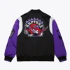 Toronto Raptors Team Origins Black Satin Jacket