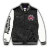 Toronto Raptors Team Origins BlackWhite Varsity Full-Satin Jacket