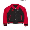 Shop Toronto Raptors Red and Black Throwback Jacket
