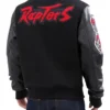 Toronto Raptors Black Letterman Varsity Jacket
