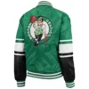 Victory Boston Celtics Kelly Green Satin Jacket