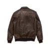 Men’s Vintage A2 Leather Brown Bomber Jacket