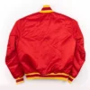 Atlanta Hawks Vintage Red Satin Bomber Jacket