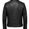 Vintage Biker Leather Motorcycle Jacket For Men