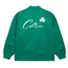 Vintage Logo Boston Celtics Full-Zip Green Satin Jacket