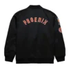 Phoenix Suns Vintage Logo Black Lightweight Satin Jacket