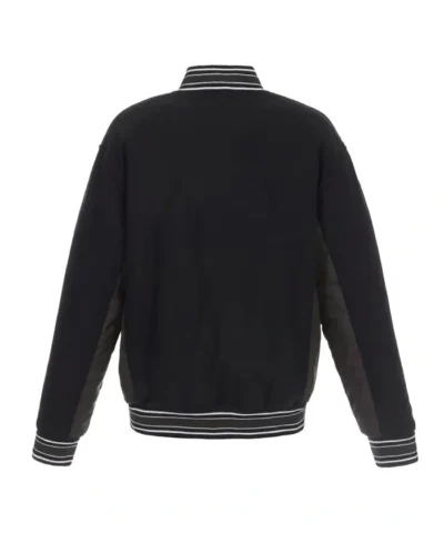 BlackCharcoal Accent Washington Capitals Varsity Jacket