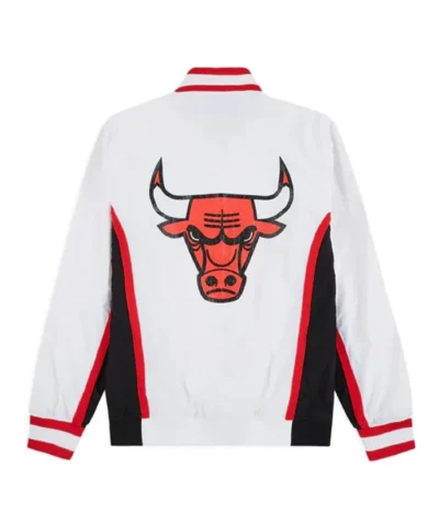 Shop Warm Up 1992-93 Chicago Bulls Full-Snap Red Jacket