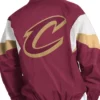 Cleveland Cavaliers Yard Line Wine Full-Zip Jacket